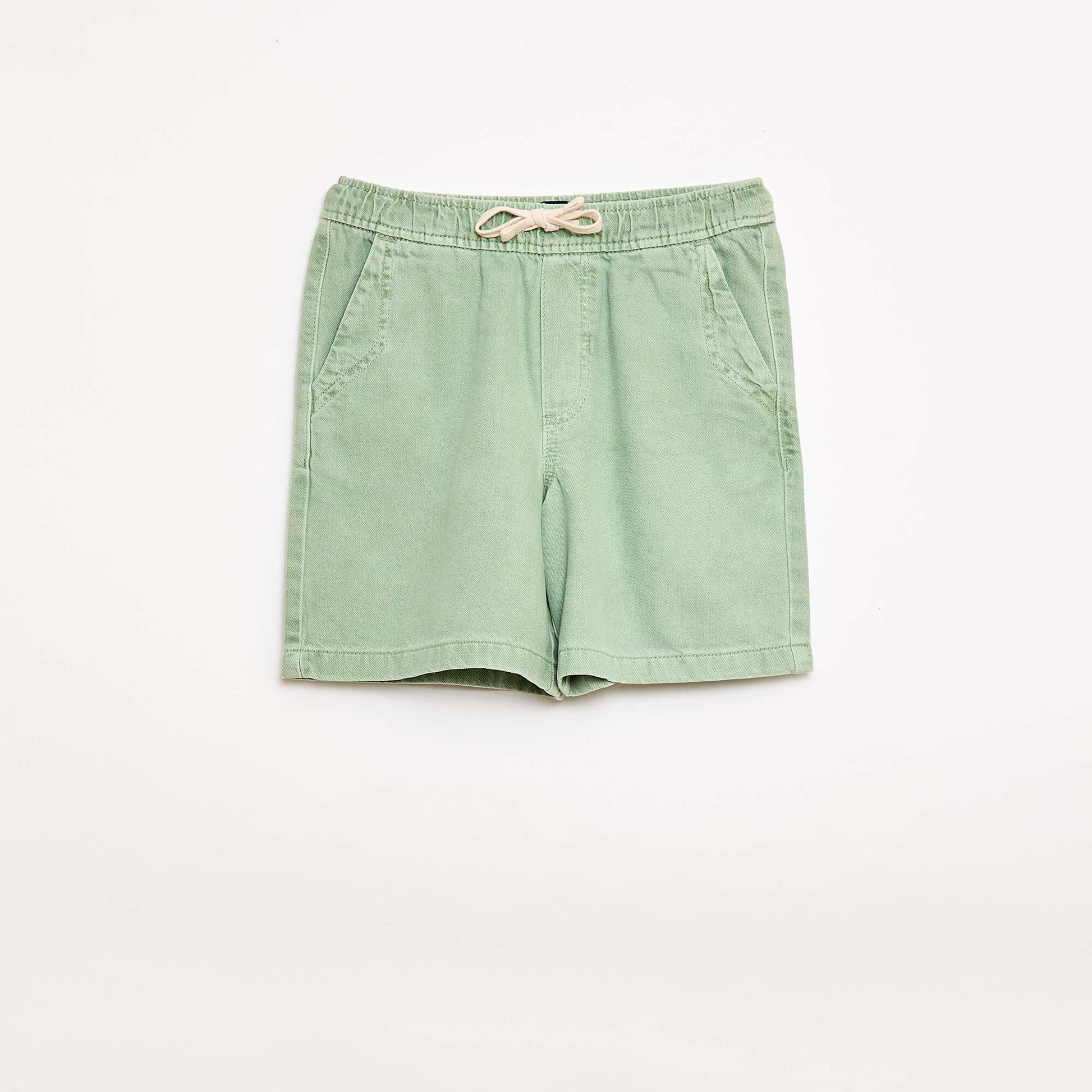 Bermuda de sarga VERDE