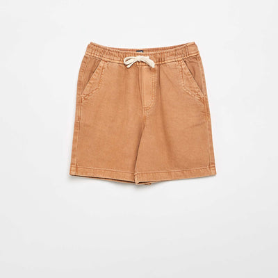 Bermuda de sarga MARRON