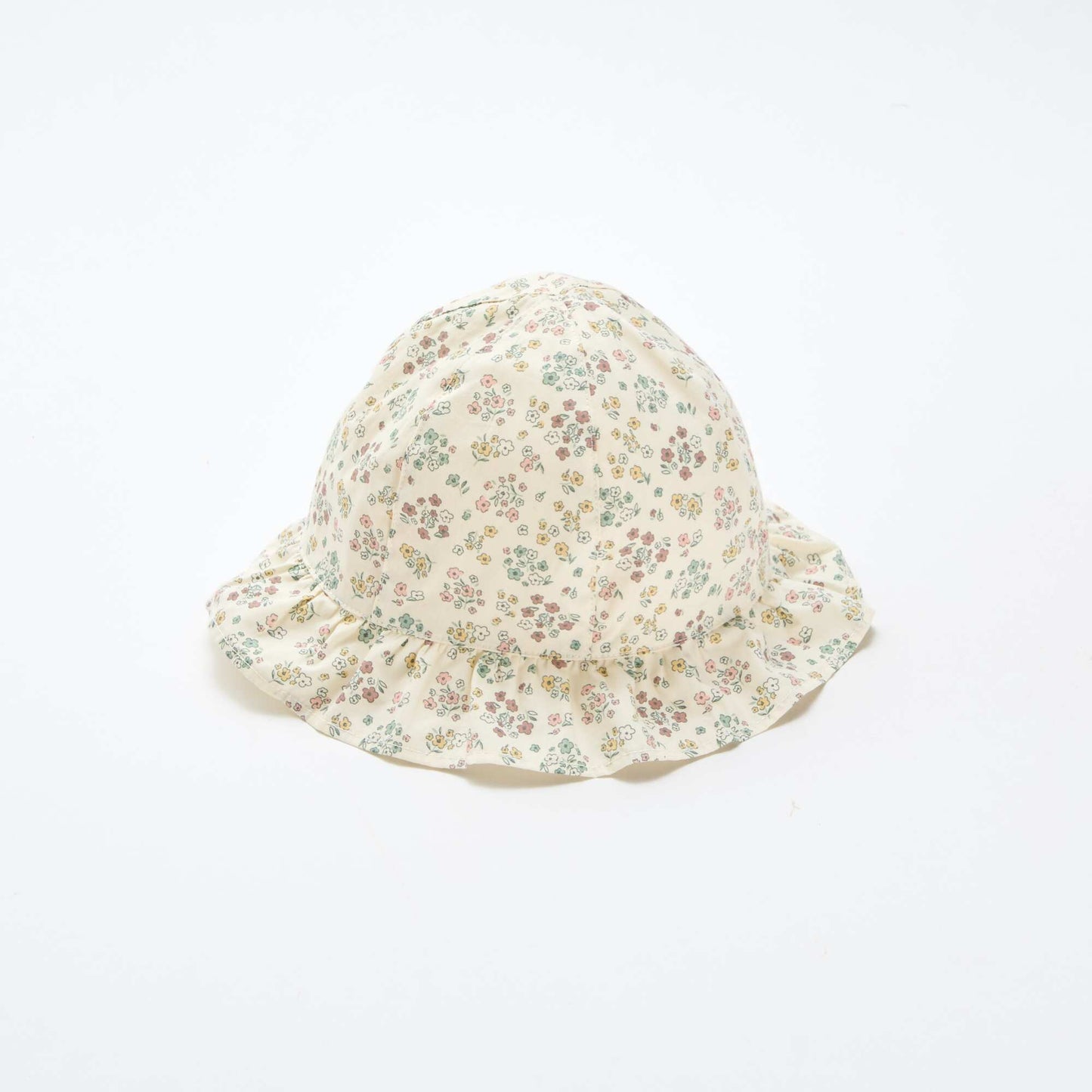 Gorro estampado de flores BLANCO