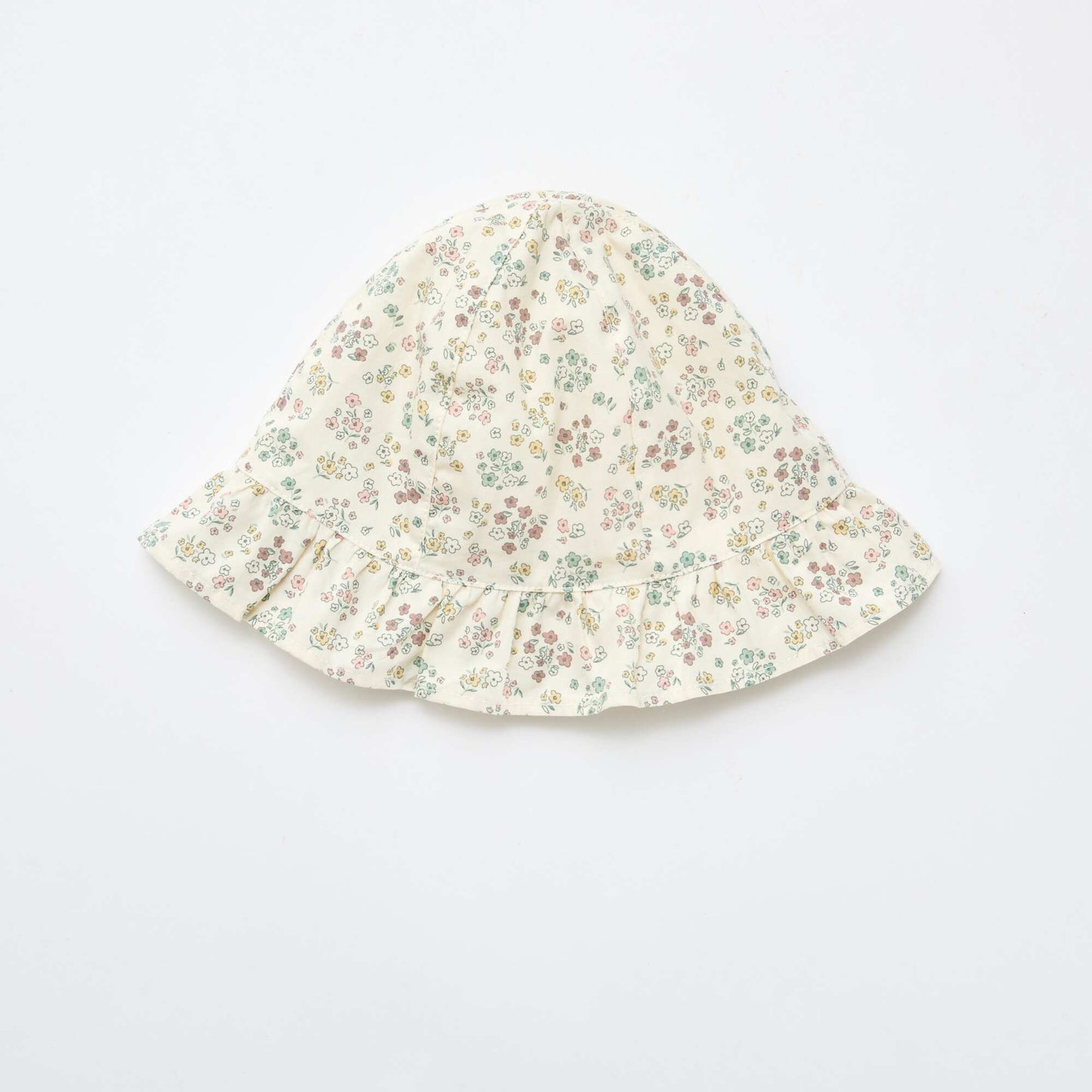 Gorro estampado de flores BLANCO