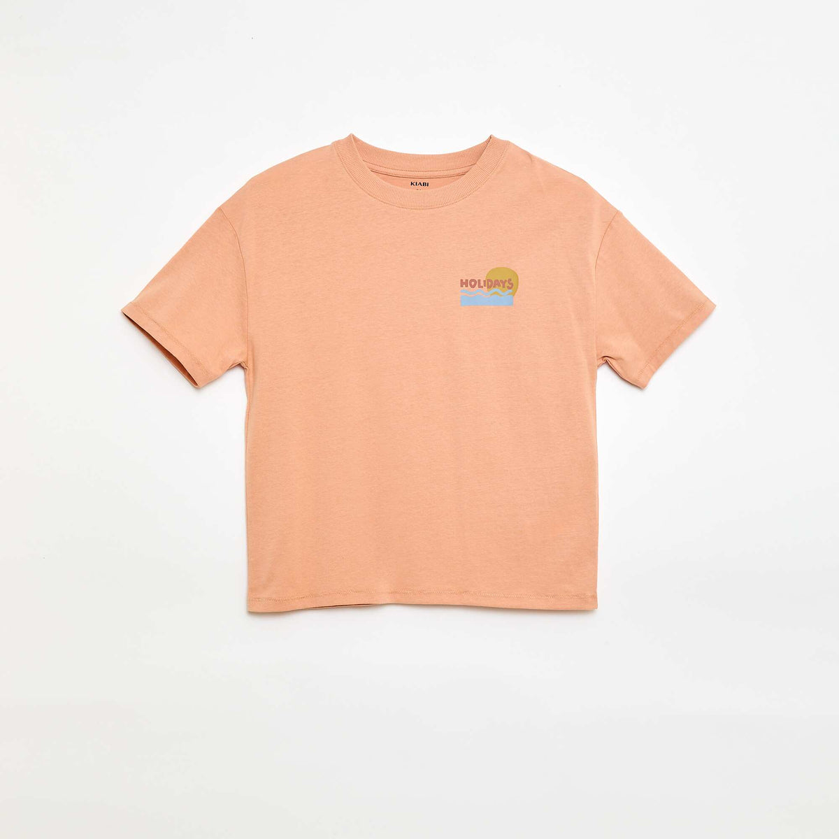 Camiseta oversize estampada ROSA