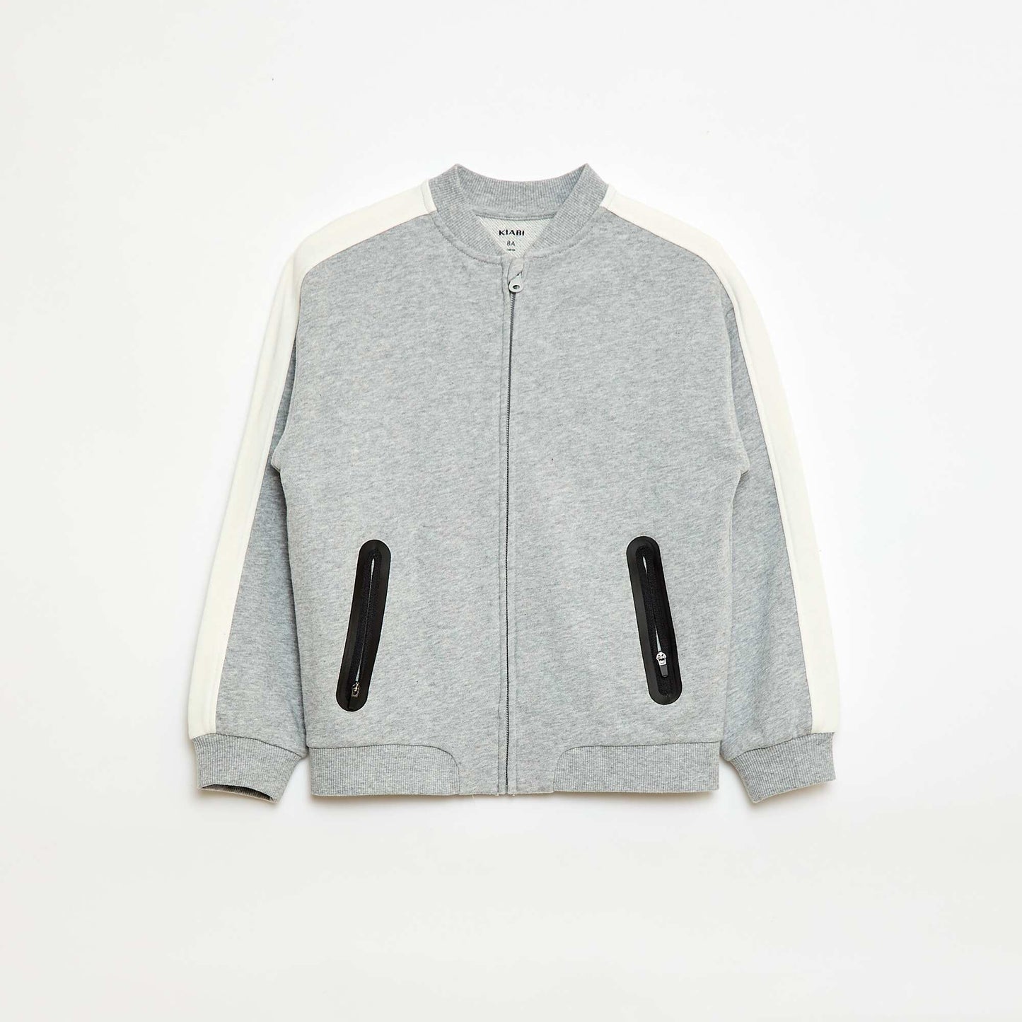 Chaqueta de chándal bicolor GRIS