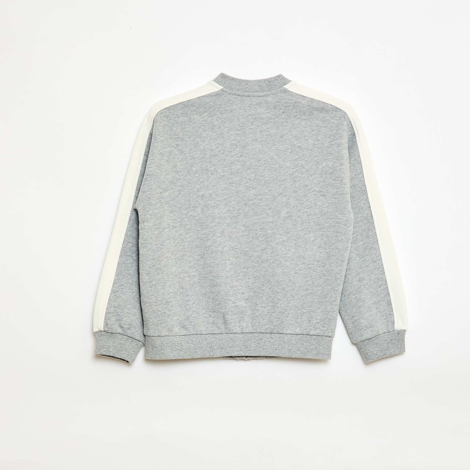 Chaqueta de chándal bicolor GRIS