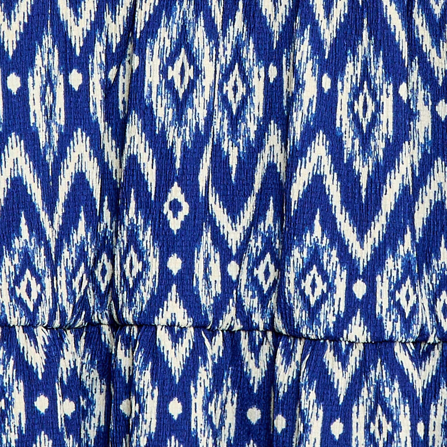 Vestido de punto calado en los laterales AZUL