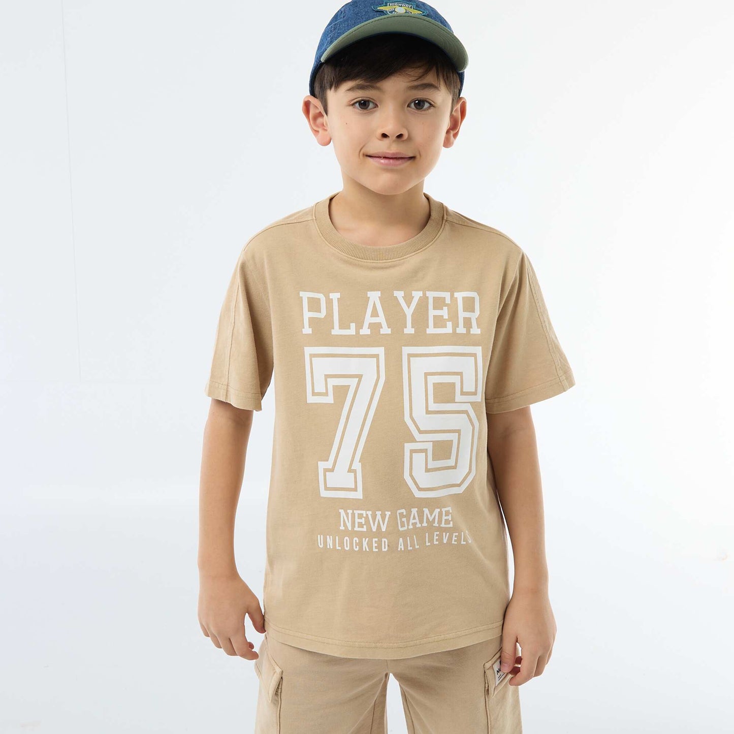 Camiseta estilo baloncesto BEIGE