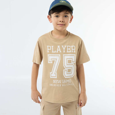 Camiseta estilo baloncesto BEIGE