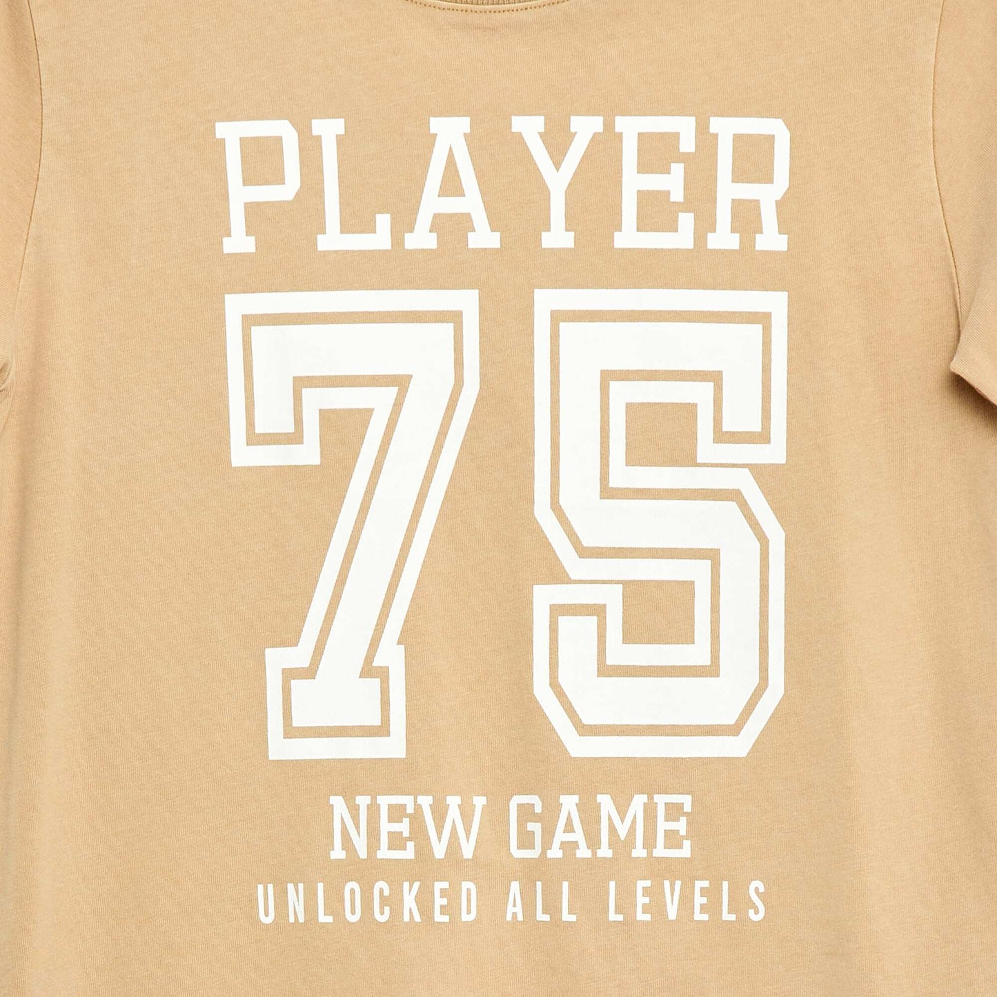 Camiseta estilo baloncesto BEIGE