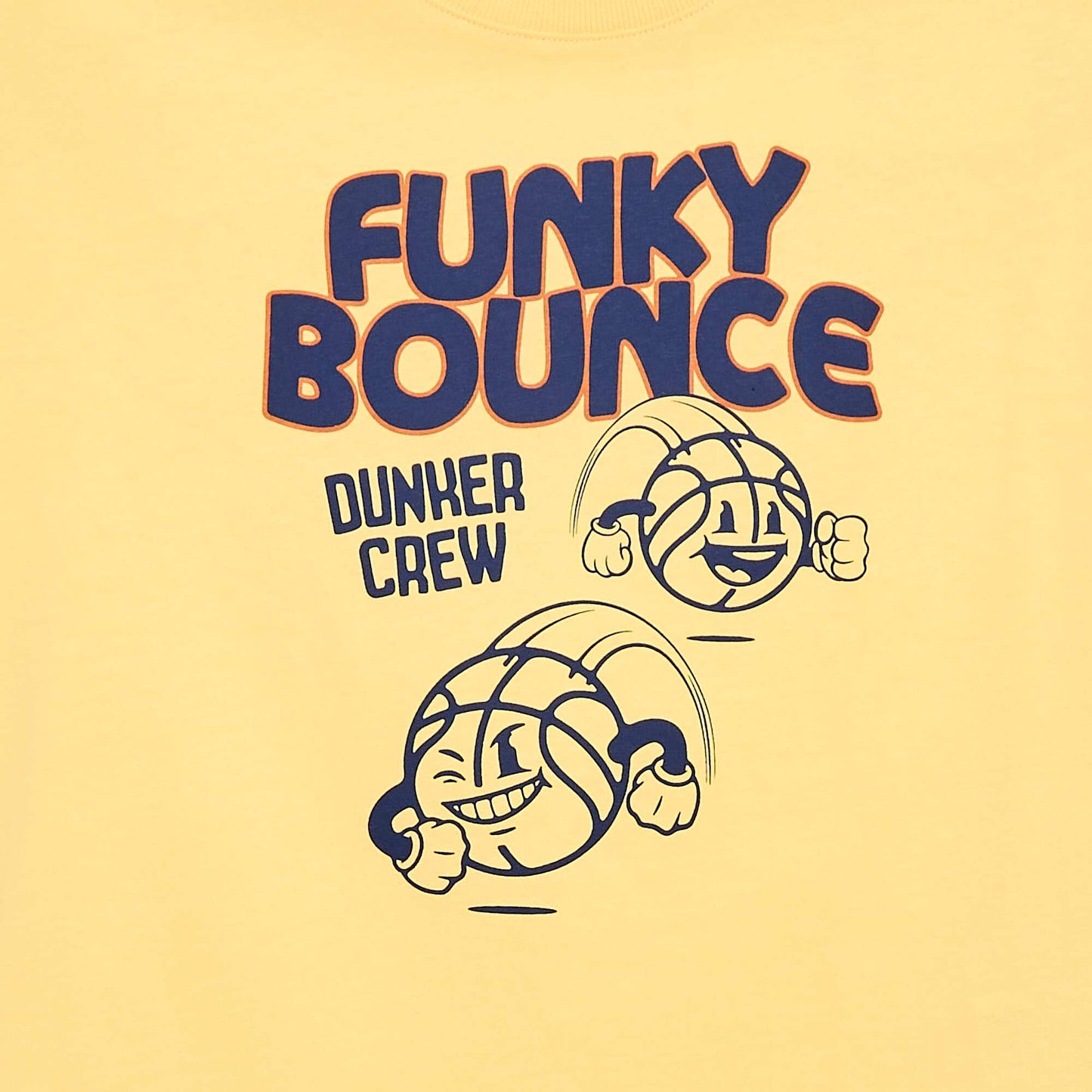 Camiseta de manga corta con estampado frontal AMARILLO