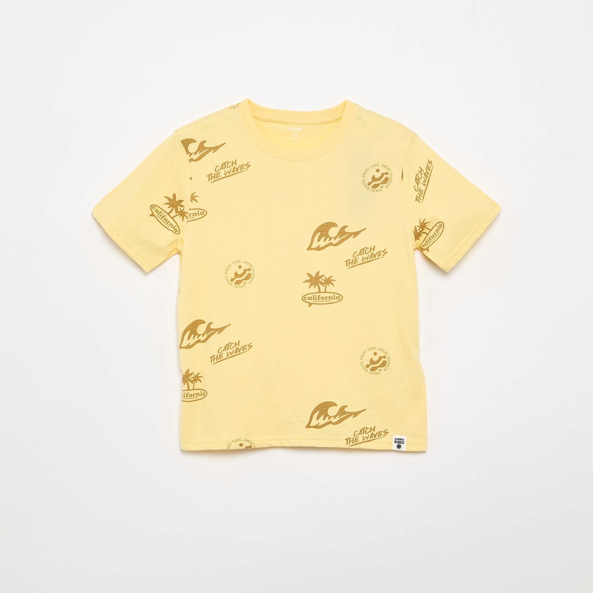 pack de 2 camisetas AMARILLO