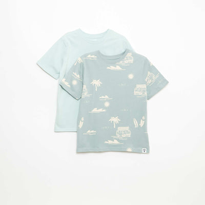 pack de 2 camisetas AZUL