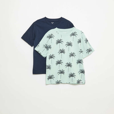 pack de 2 camisetas AZUL