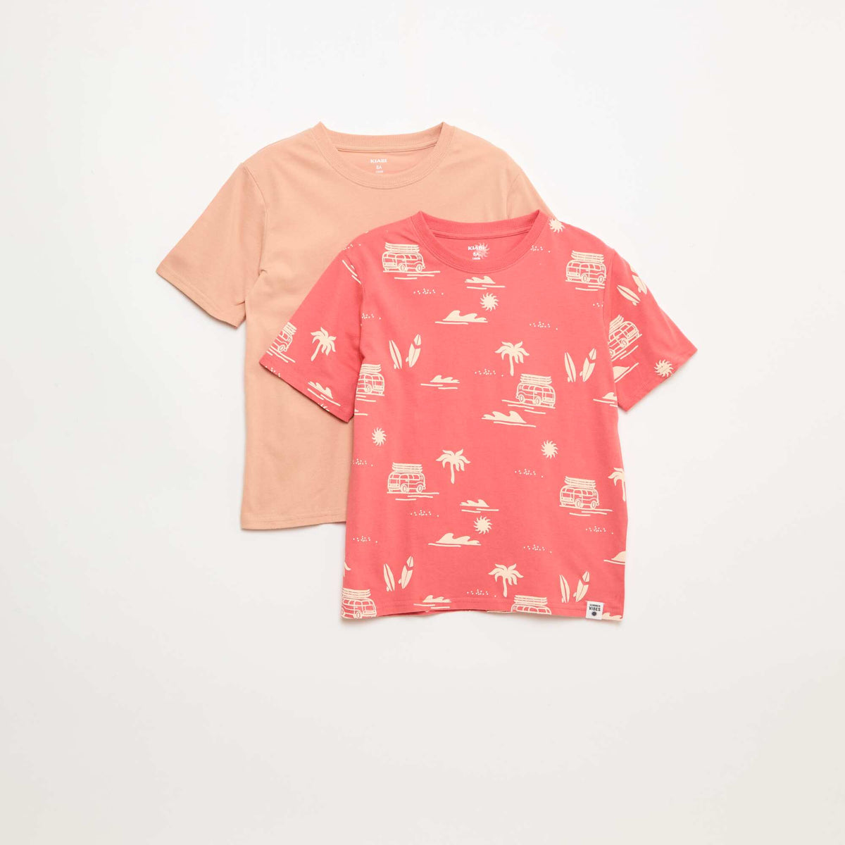 pack de 2 camisetas ROJO