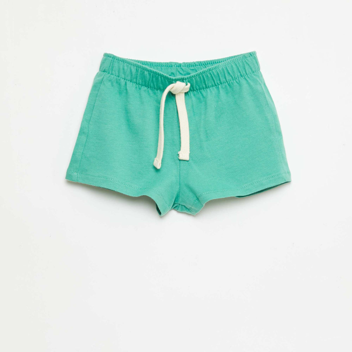 Pack de 2 pantalones cortos de punto VERDE