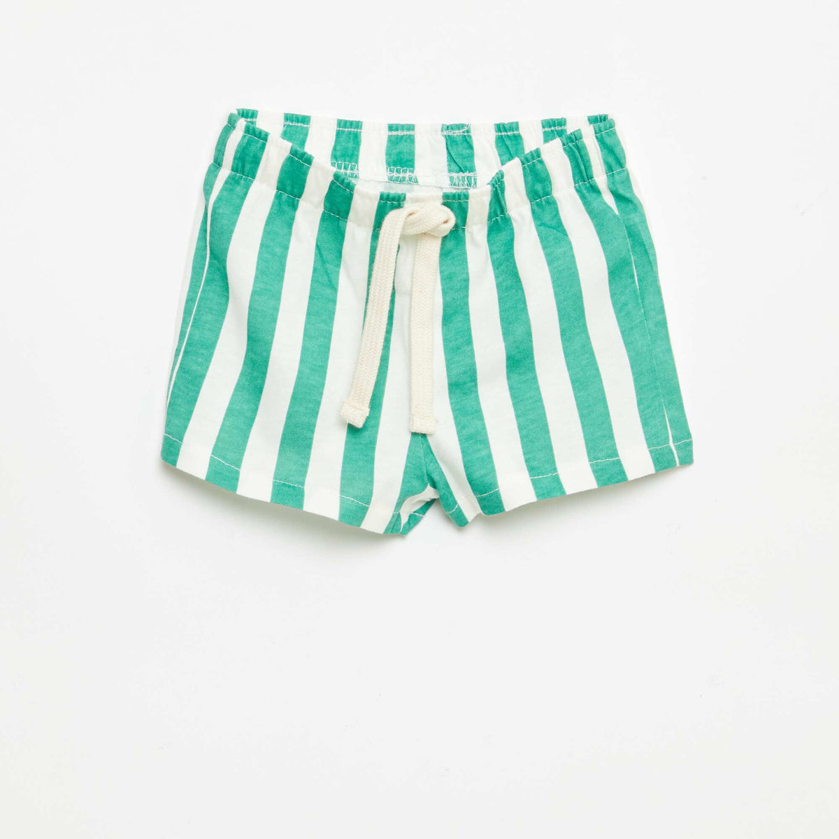 Pack de 2 pantalones cortos de punto VERDE