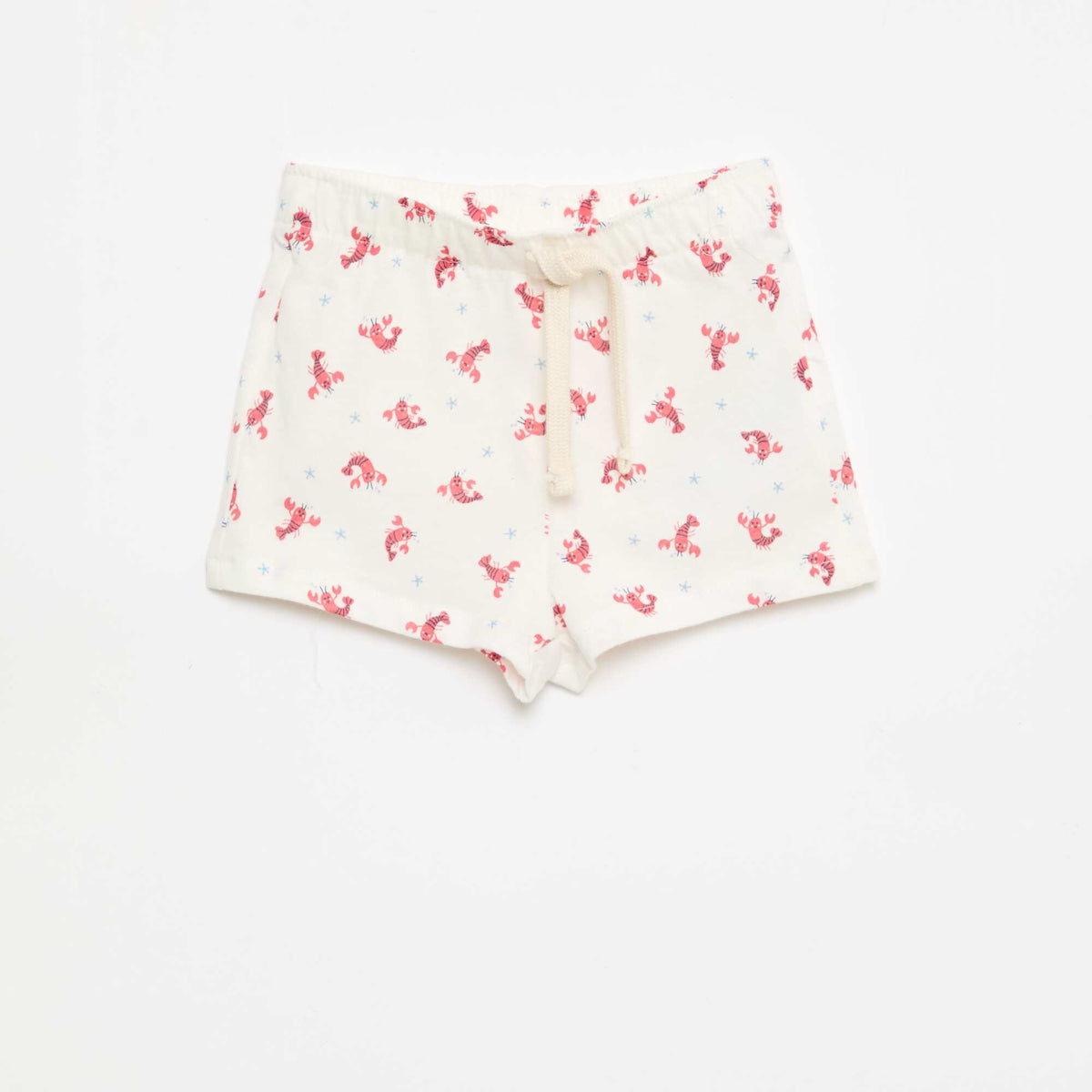 Pack de 2 pantalones cortos de punto BLANCO