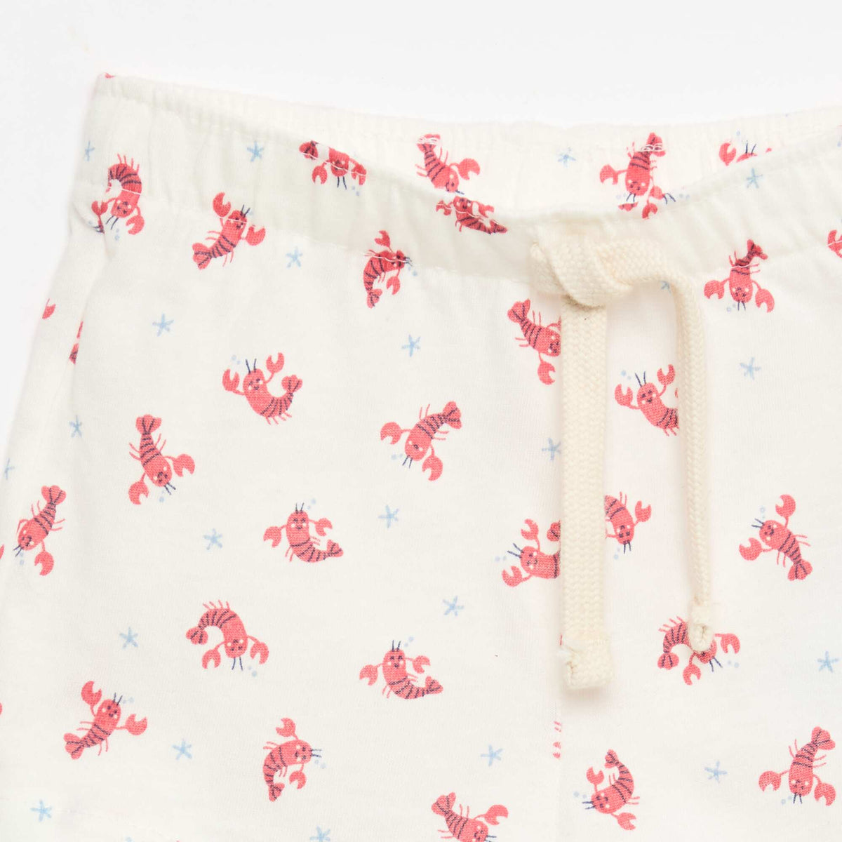 Pack de 2 pantalones cortos de punto BLANCO