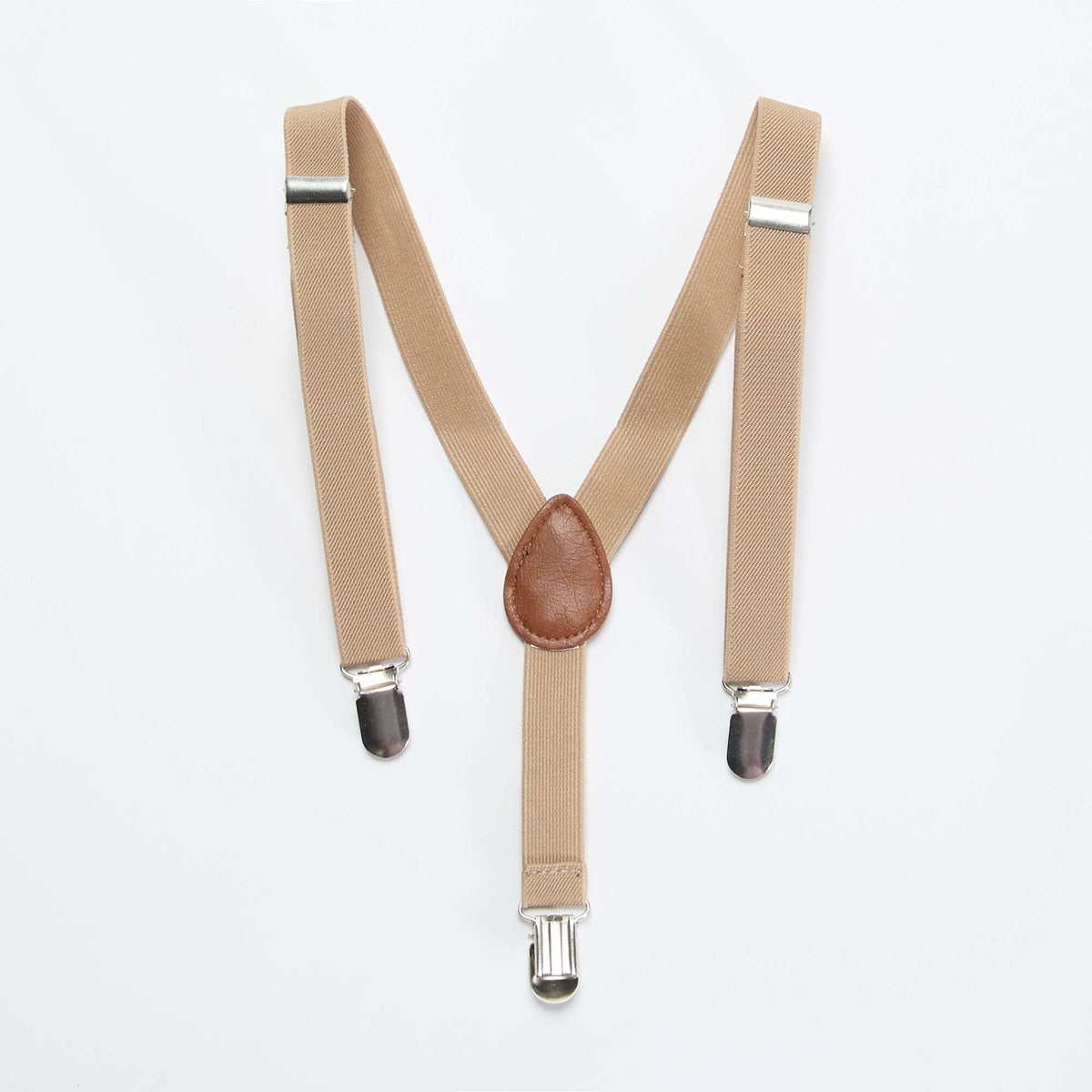 Tirantes elásticos lisos BEIGE
