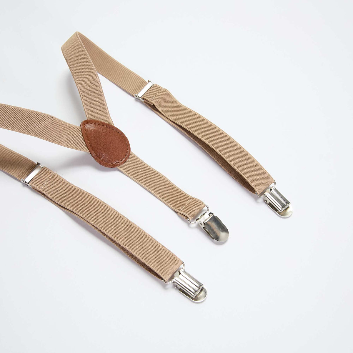 Tirantes elásticos lisos BEIGE