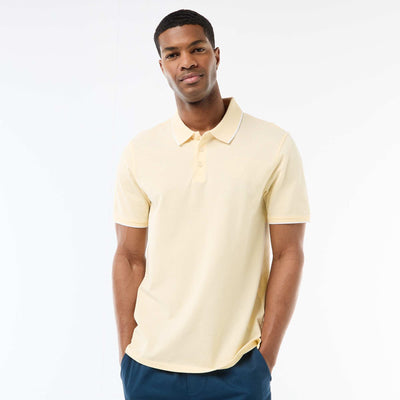 Remera con bordado en el pecho AMARILLO