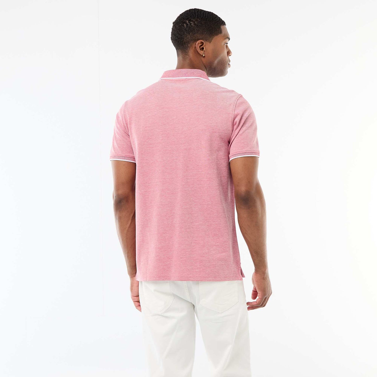 Remera con bordado en el pecho ROJO