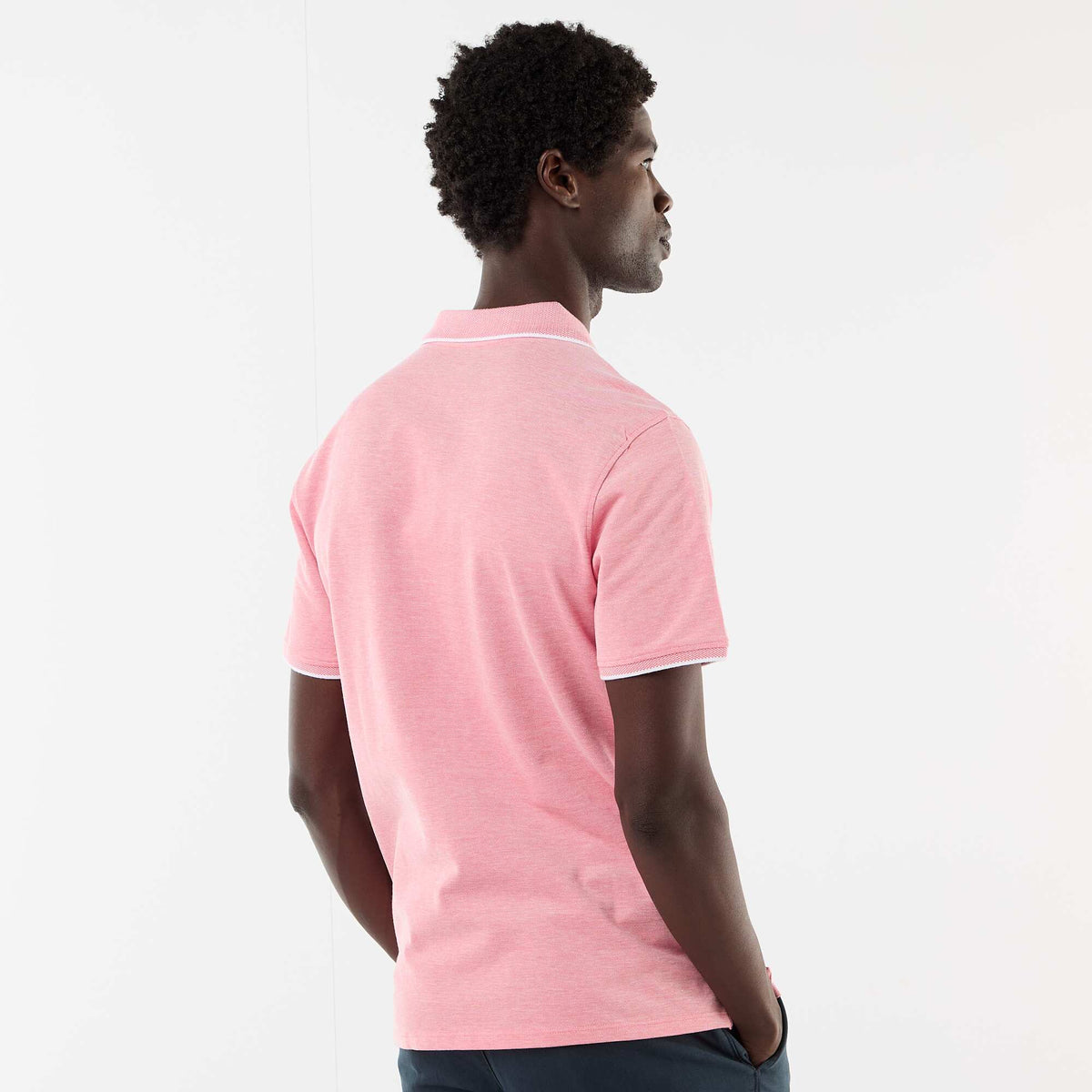 Remera con bordado en el pecho ROJO