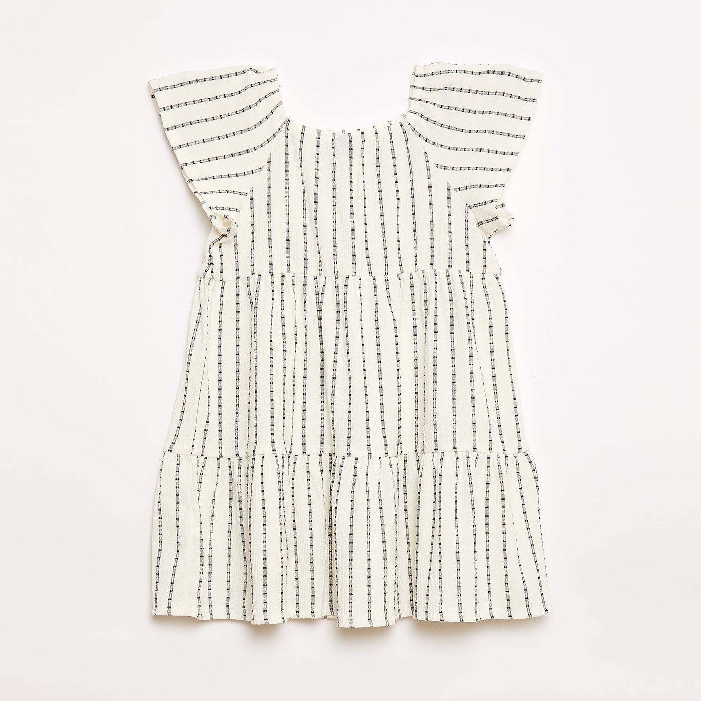 Vestido ligero con volantes BLANCO