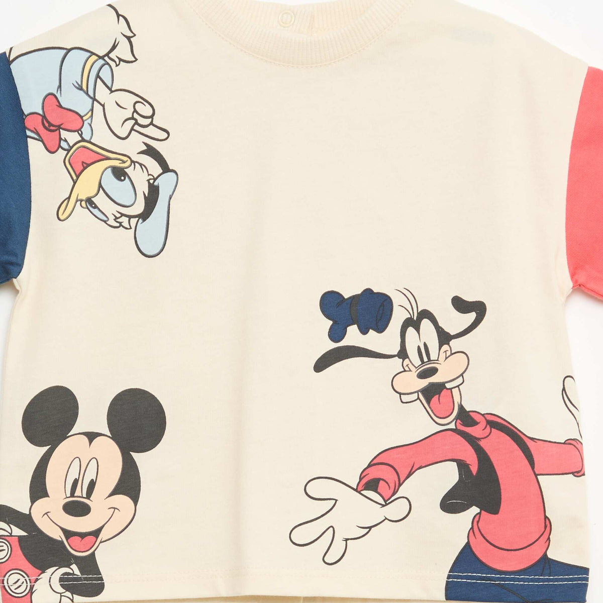 Camiseta 'Disney' de manga corta BEIGE