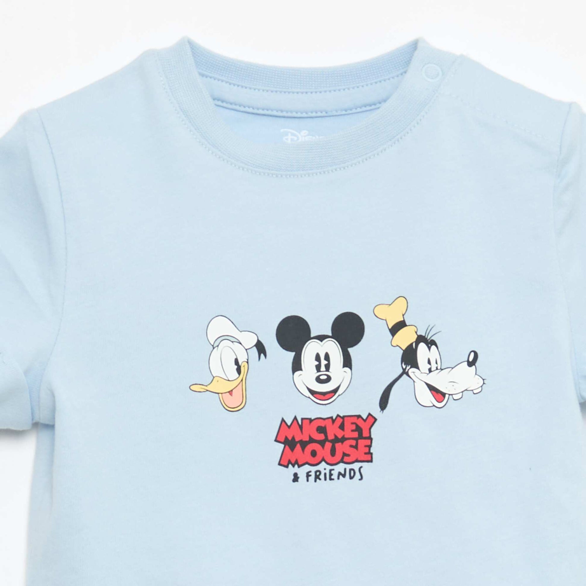 Conjunto camiseta + enterito 'Disney' 'Mickey' - 2 piezas AZUL