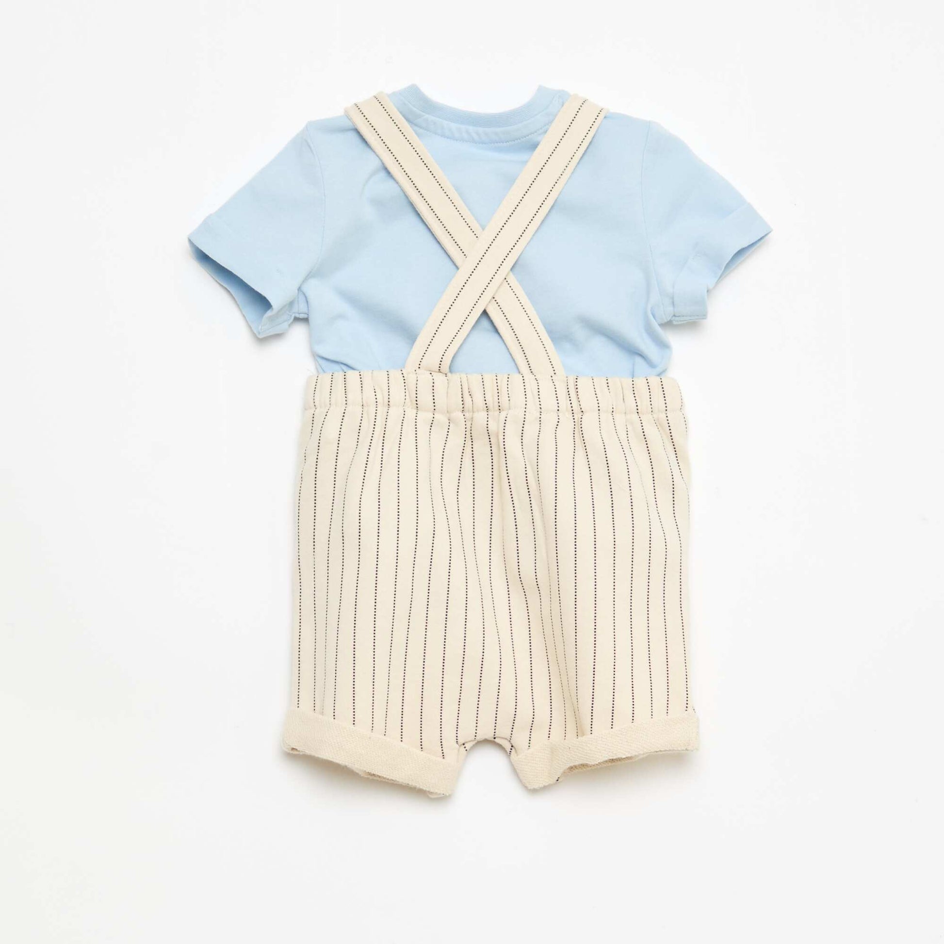 Conjunto camiseta + enterito 'Disney' 'Mickey' - 2 piezas AZUL