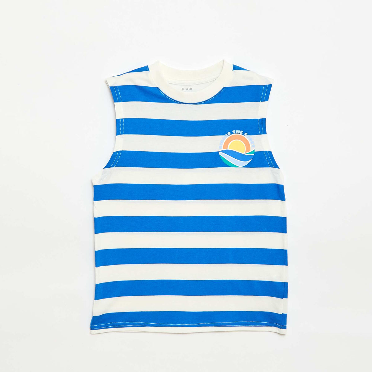 Pack de 2 camisetas de tirantes de cuello redondo AZUL