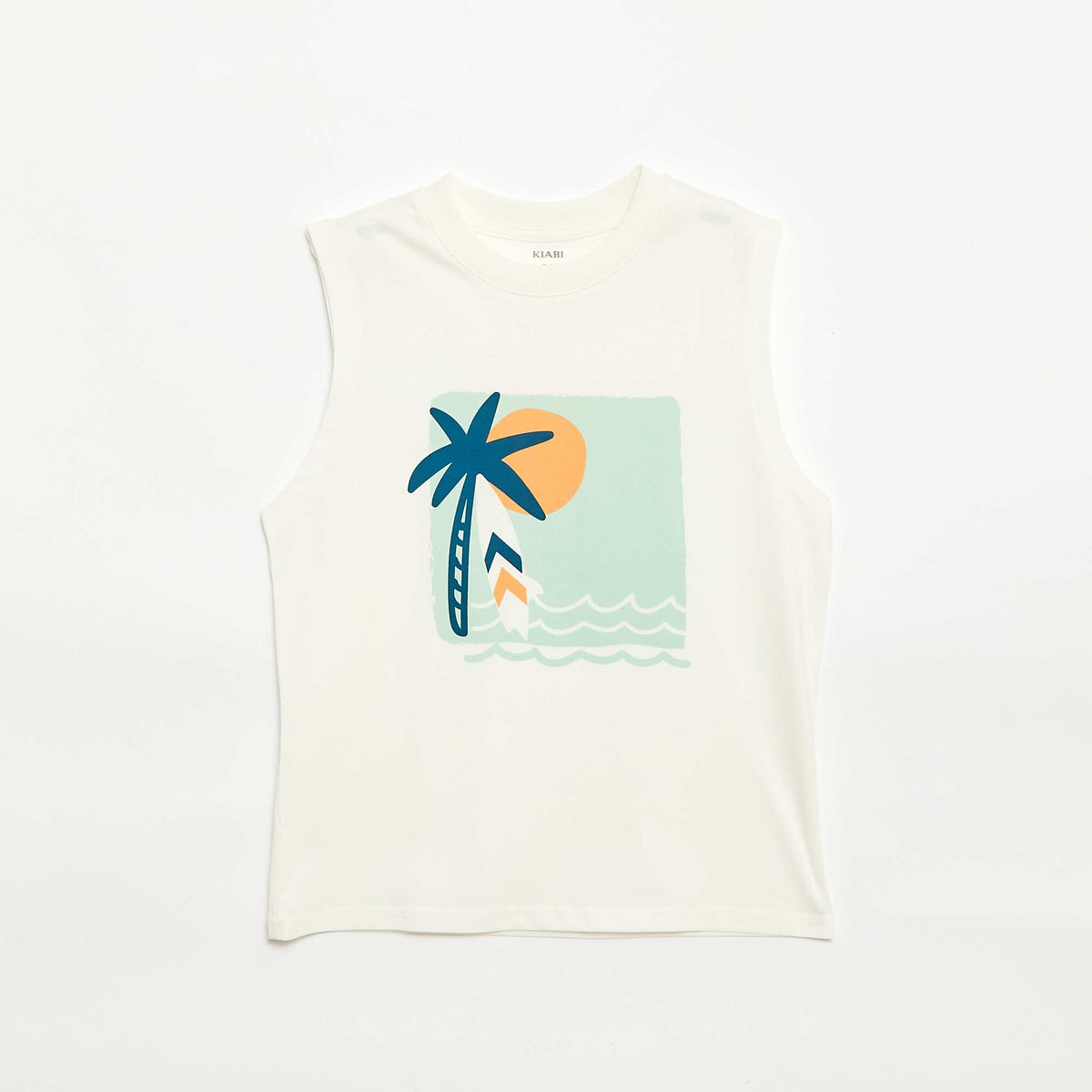 Pack de 2 camisetas de tirantes de cuello redondo BLANCO