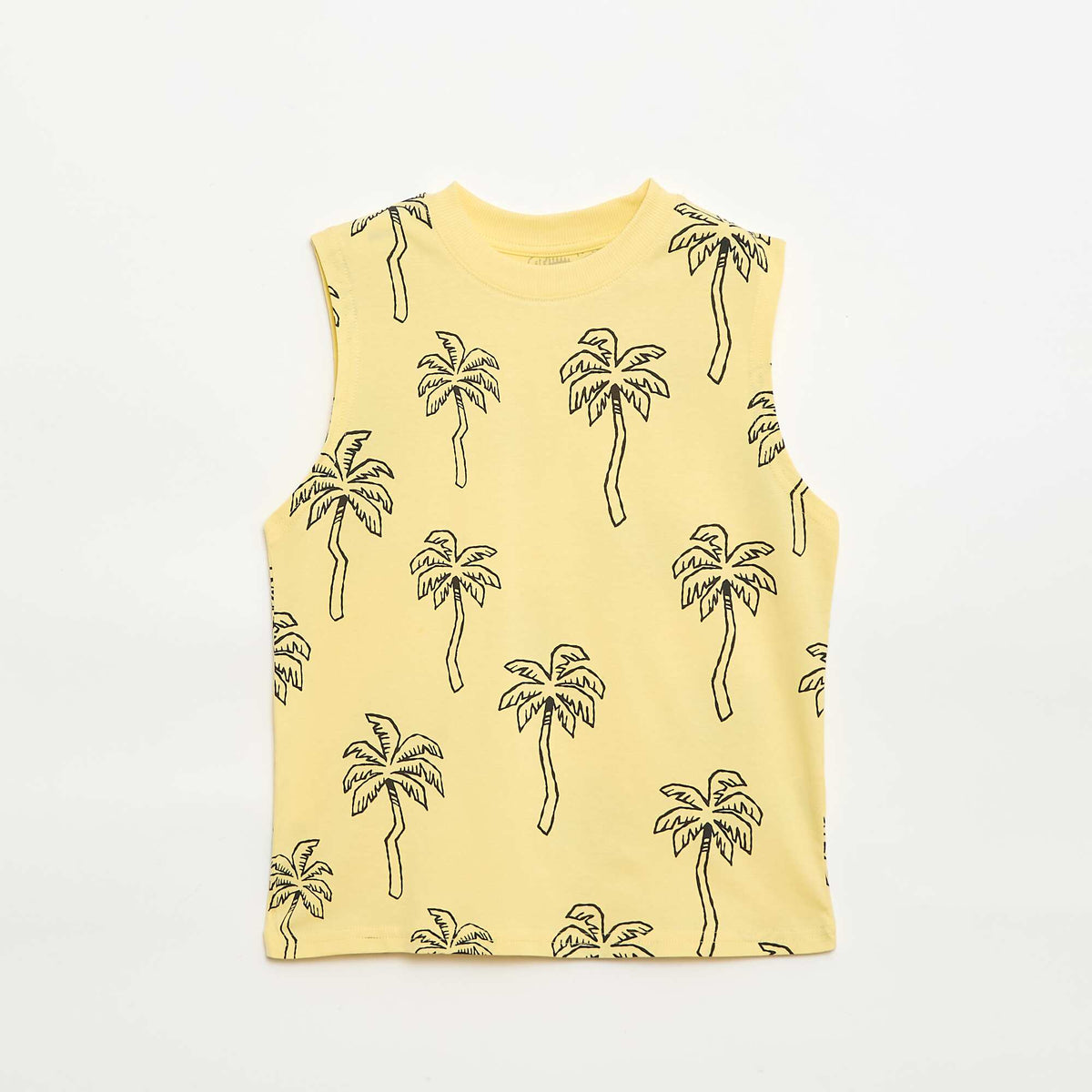 Pack de 2 camisetas de tirantes de cuello redondo AMARILLO
