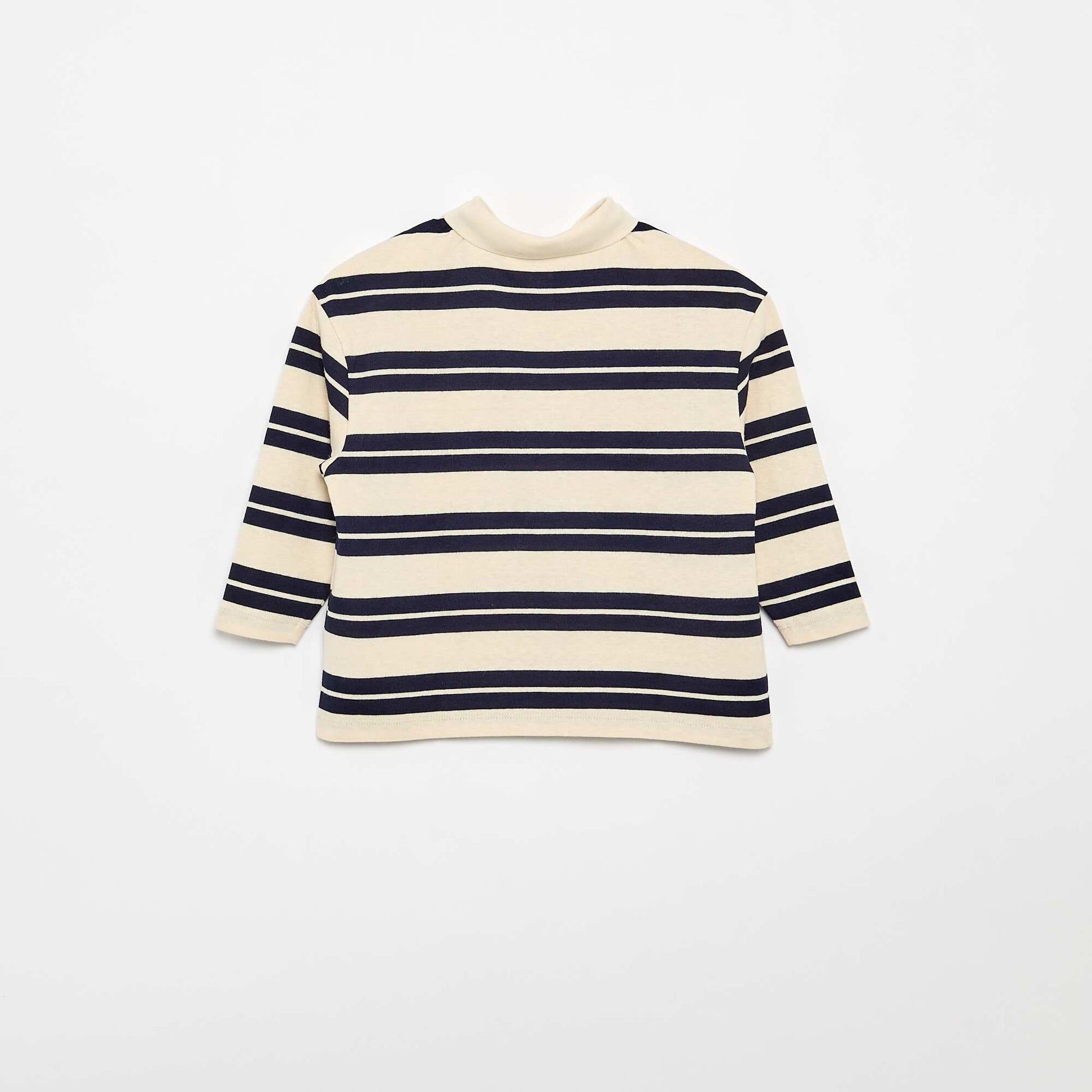 Remera oversize a rayas AZUL