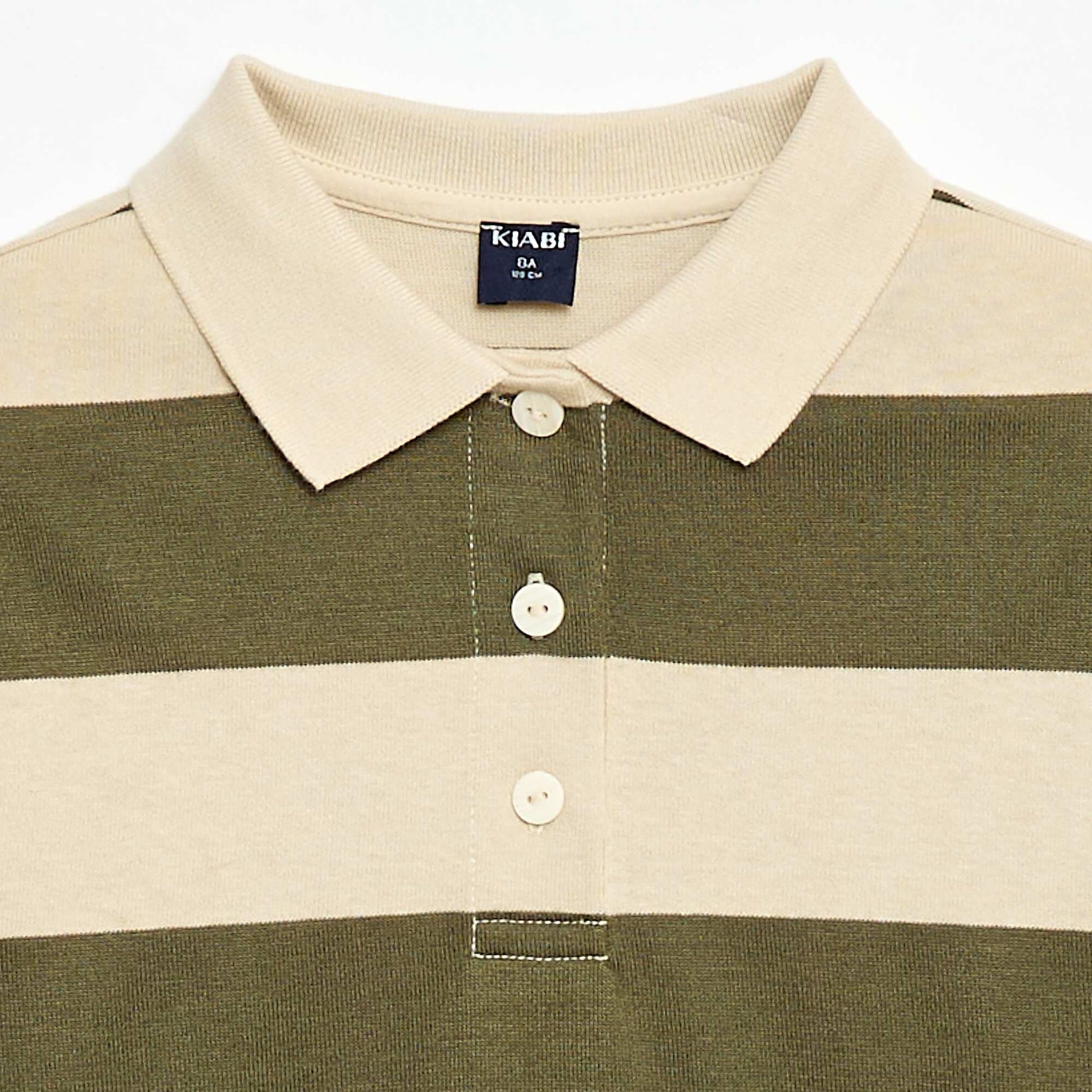 Remera oversize a rayas VERDE
