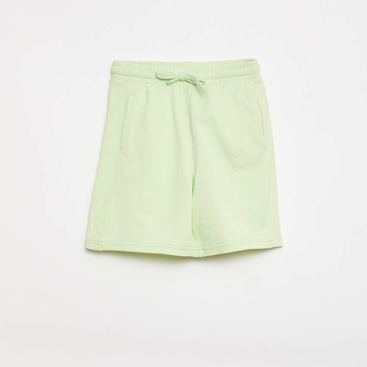 Pantalón corto de felpa ligera VERDE