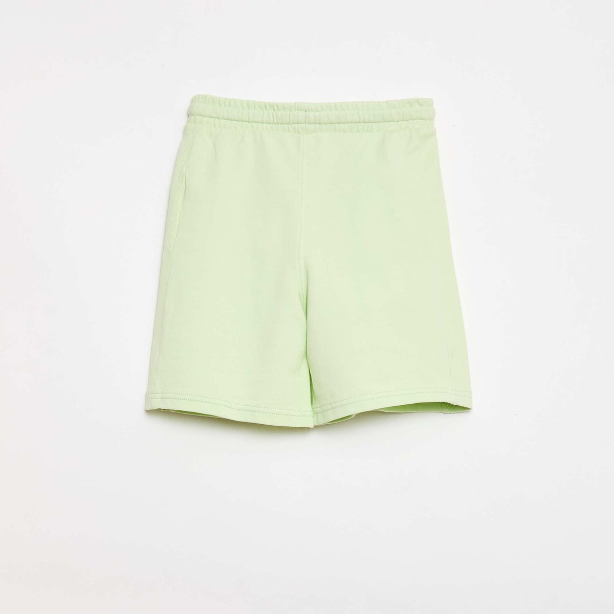 Pantalón corto de felpa ligera VERDE
