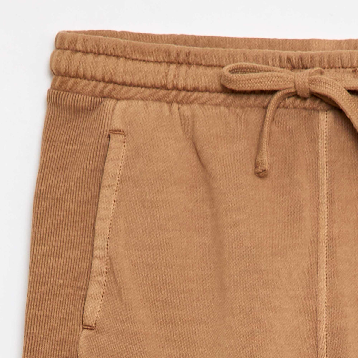 Pantalón corto de felpa ligera BEIGE