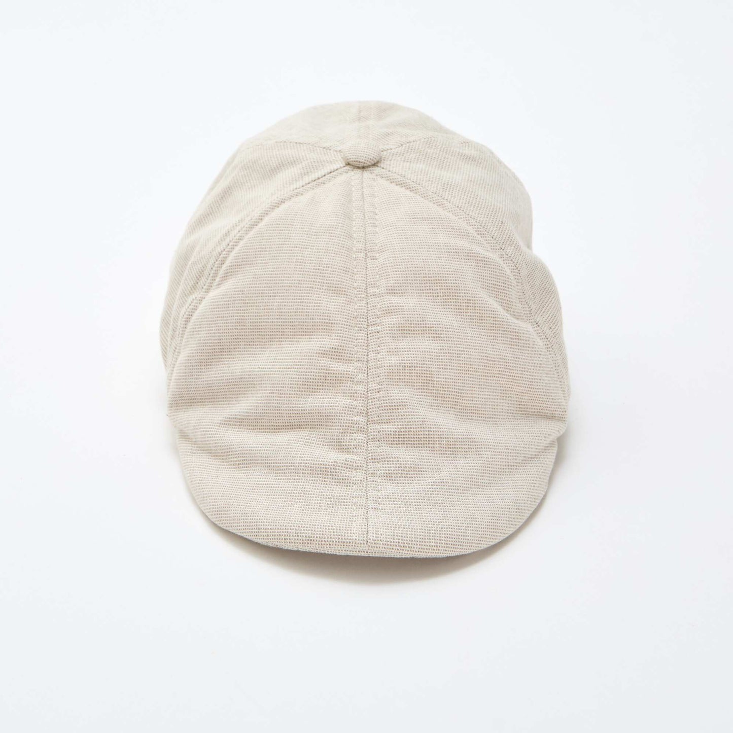 Boina de algodón y lino BEIGE