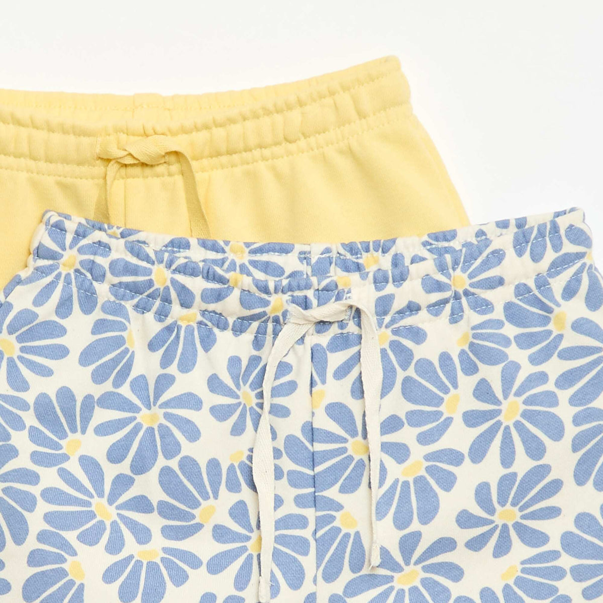 Pack de 2 pantalones cortos de algodón AMARILLO