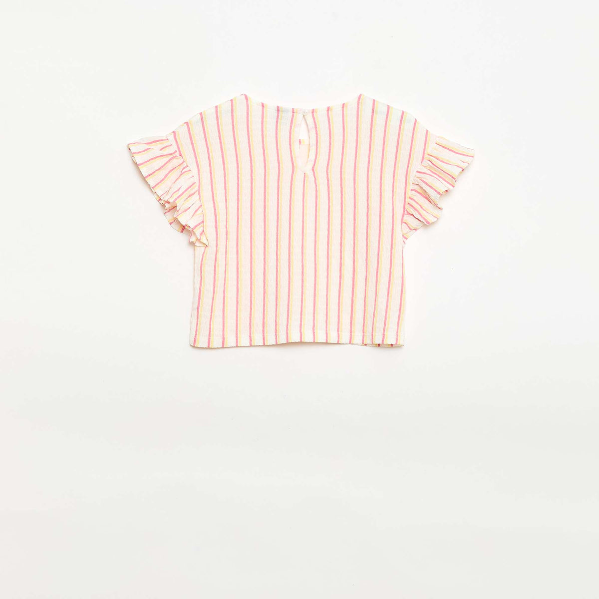 Conjunto de rayas camiseta + pantalón - 2 piezas BEIGE
