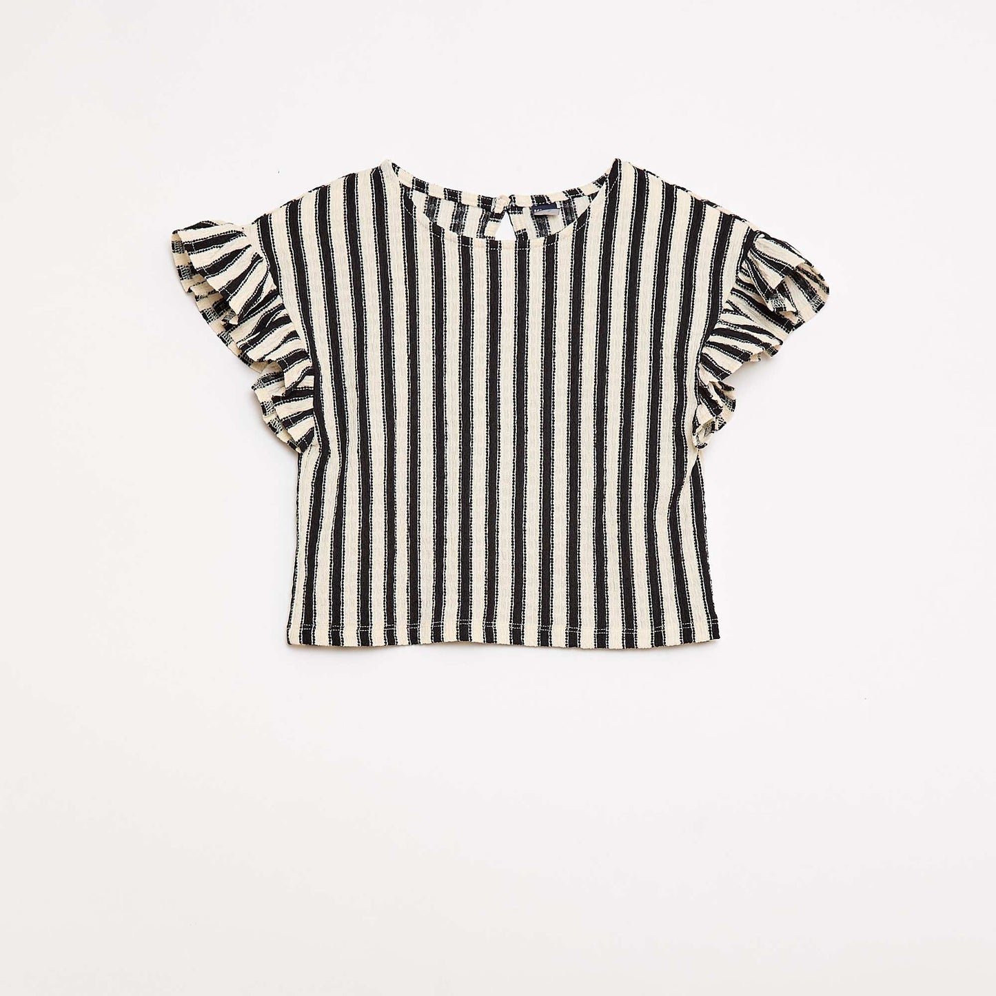 Conjunto de rayas camiseta + pantalón - 2 piezas NEGRO