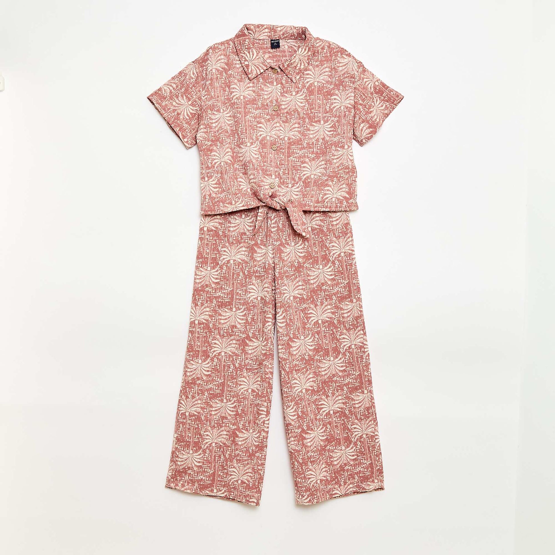 Conjunto 2 piezas camisa + pantalón ROSA
