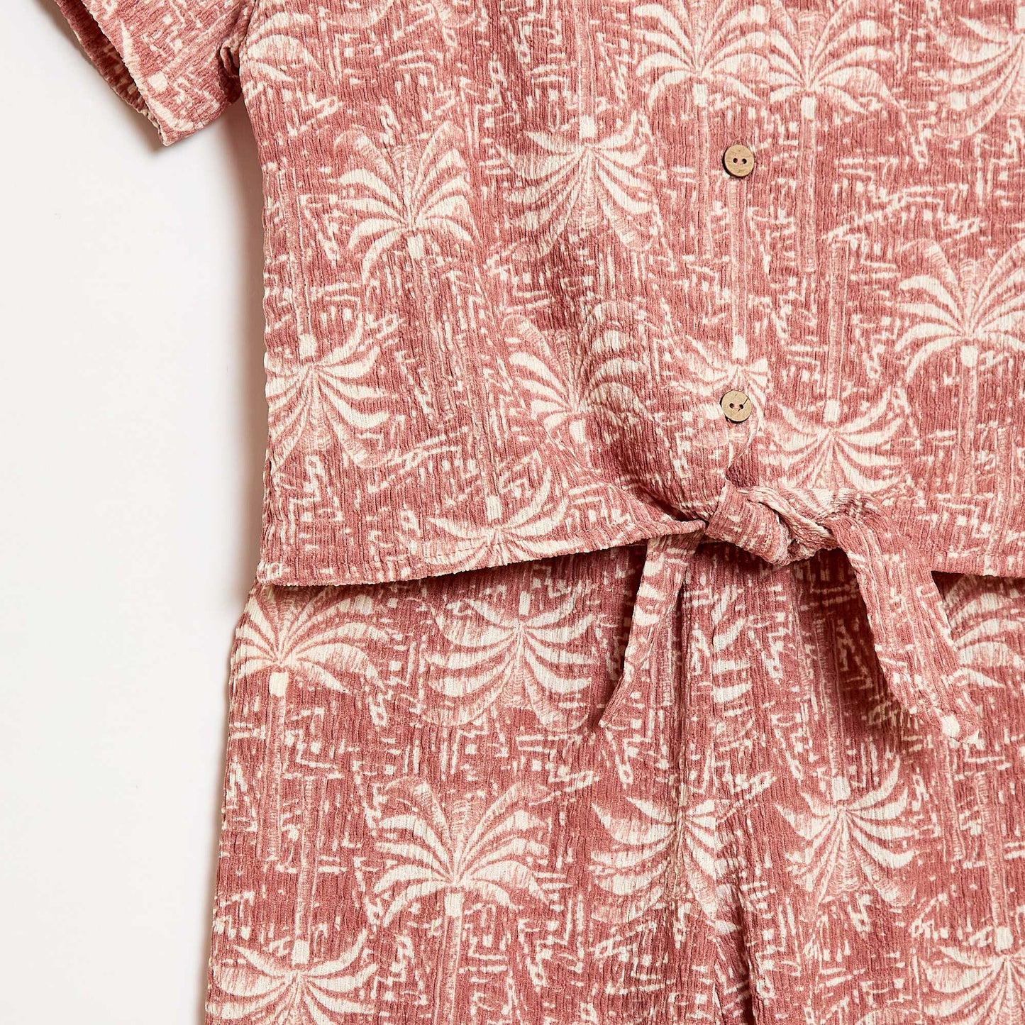 Conjunto 2 piezas camisa + pantalón ROSA