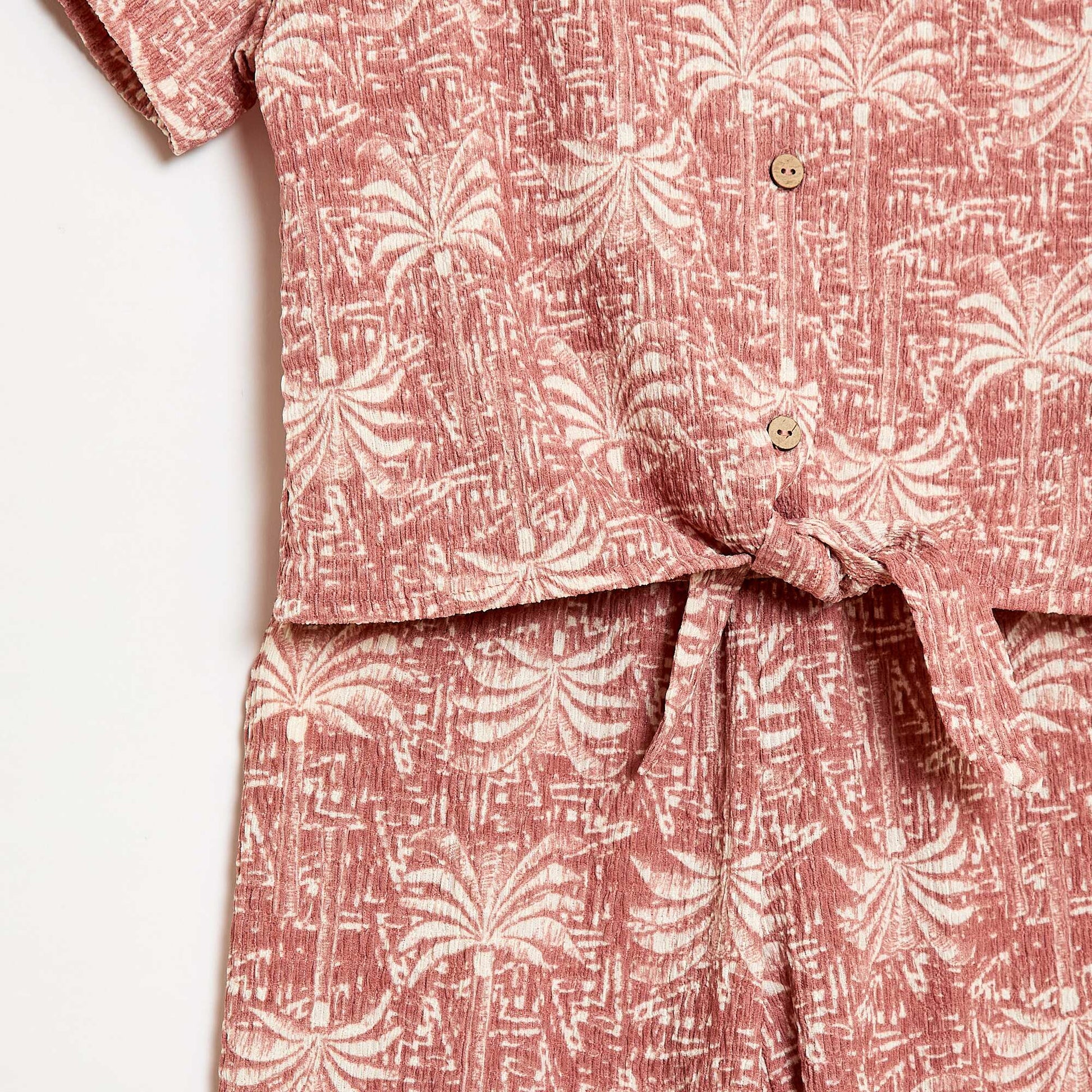 Conjunto 2 piezas camisa + pantalón ROSA