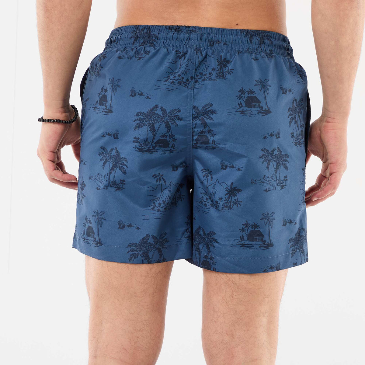 Bañador con estampado AZUL
