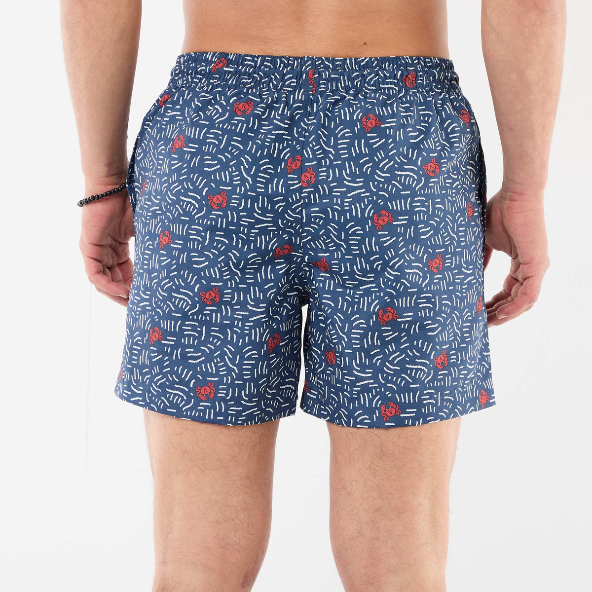 Bañador con estampado AZUL