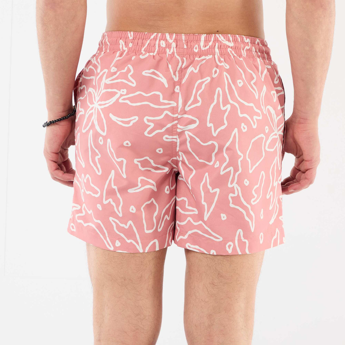 Bañador con estampado ROJO