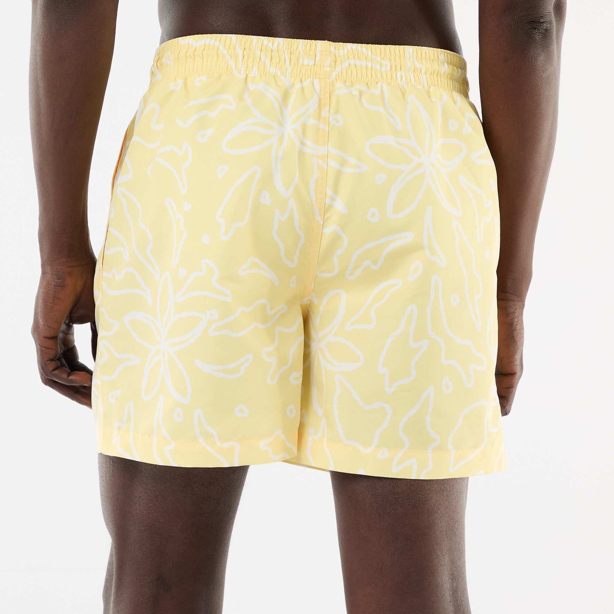 Bañador con estampado AMARILLO