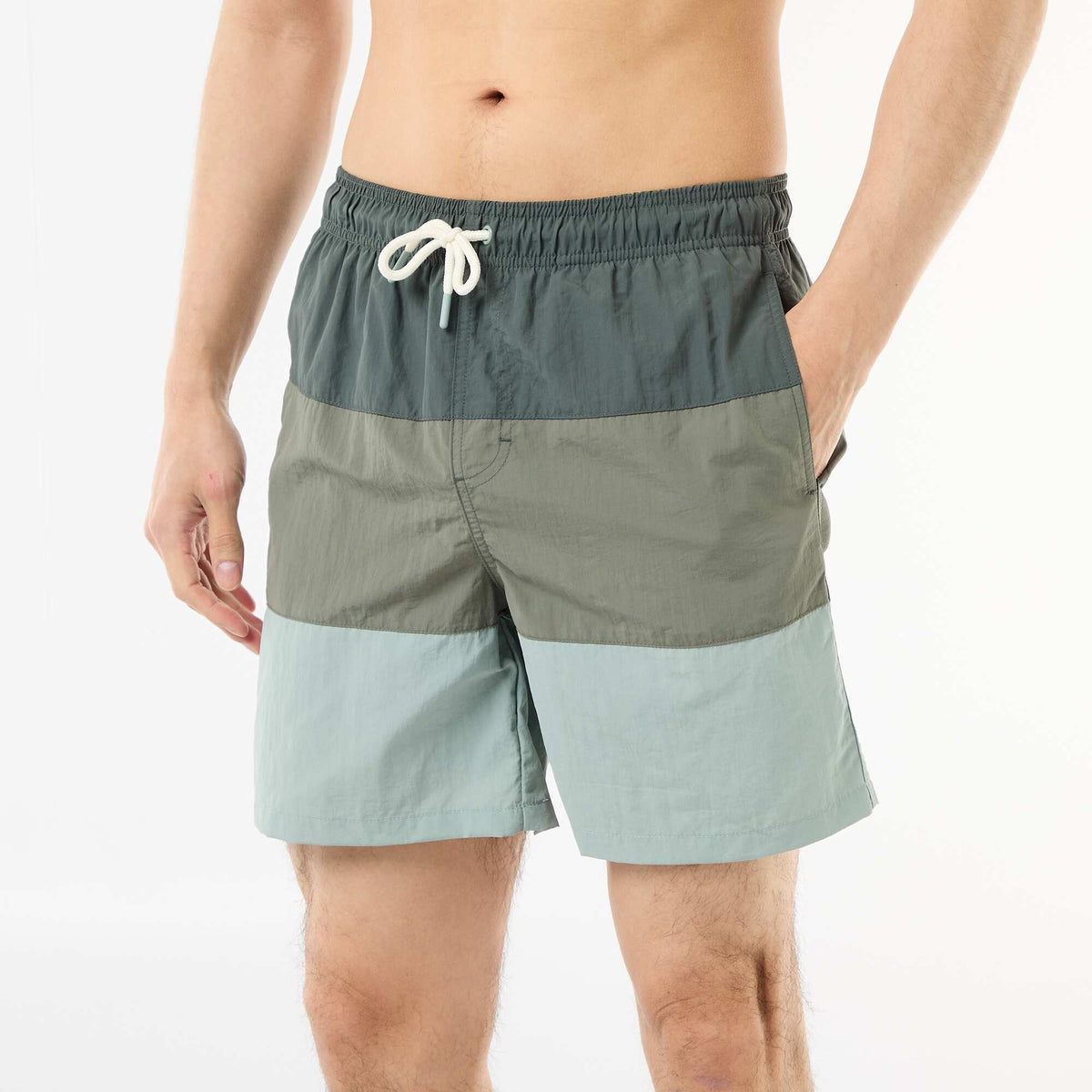 Bañador con bolsillos KAKI