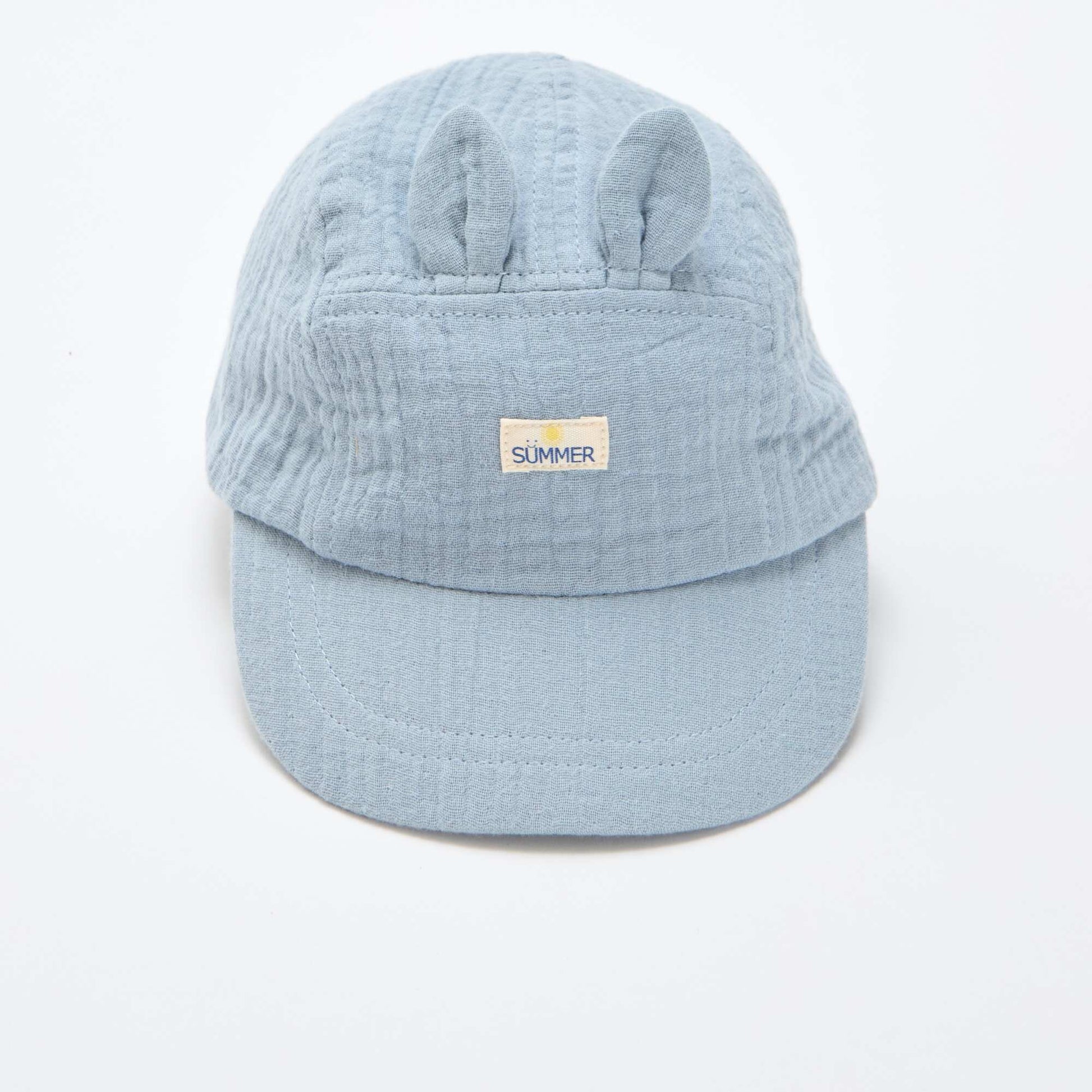 Gorra de gasa de algodón AZUL